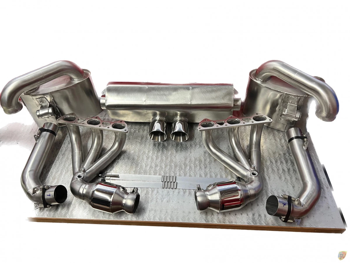 997 - 991.1 GT3 Cup exhaust system with catalytic converter and side silencers for Porsche 911 – Albert Motorsport