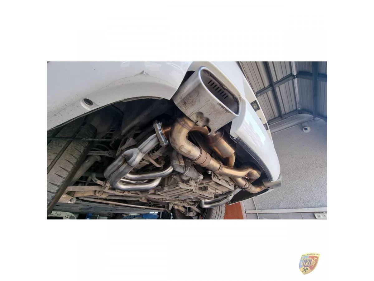 Collecteur d'échappement en acier inoxydable Carrera 996.2 - 997.1 pour Porsche 911 | Albert Motorsport