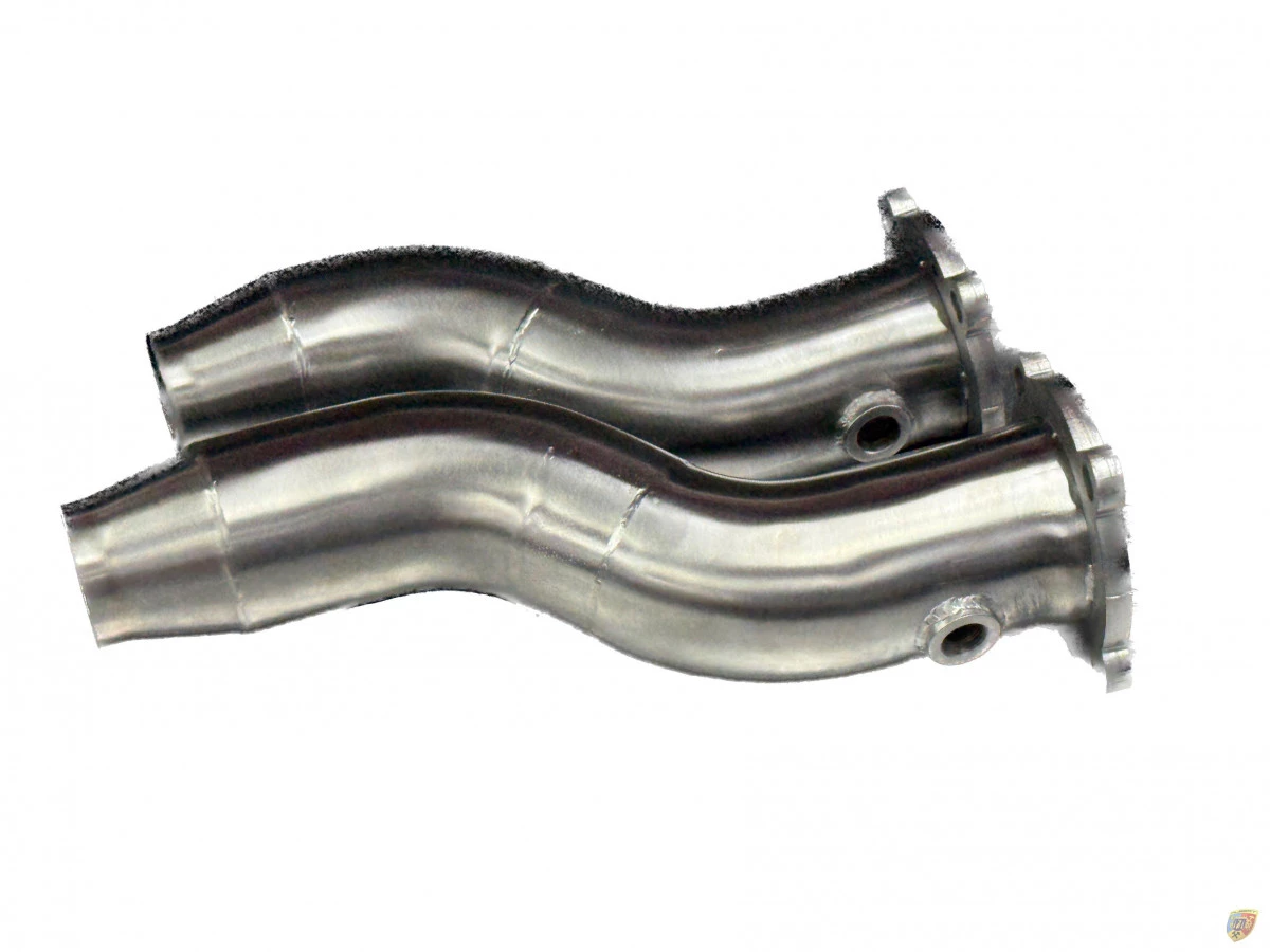 Tubo de escape 993 GT2 Evo de acero inoxidable con brida Porsche 911 | Albert Motorsport