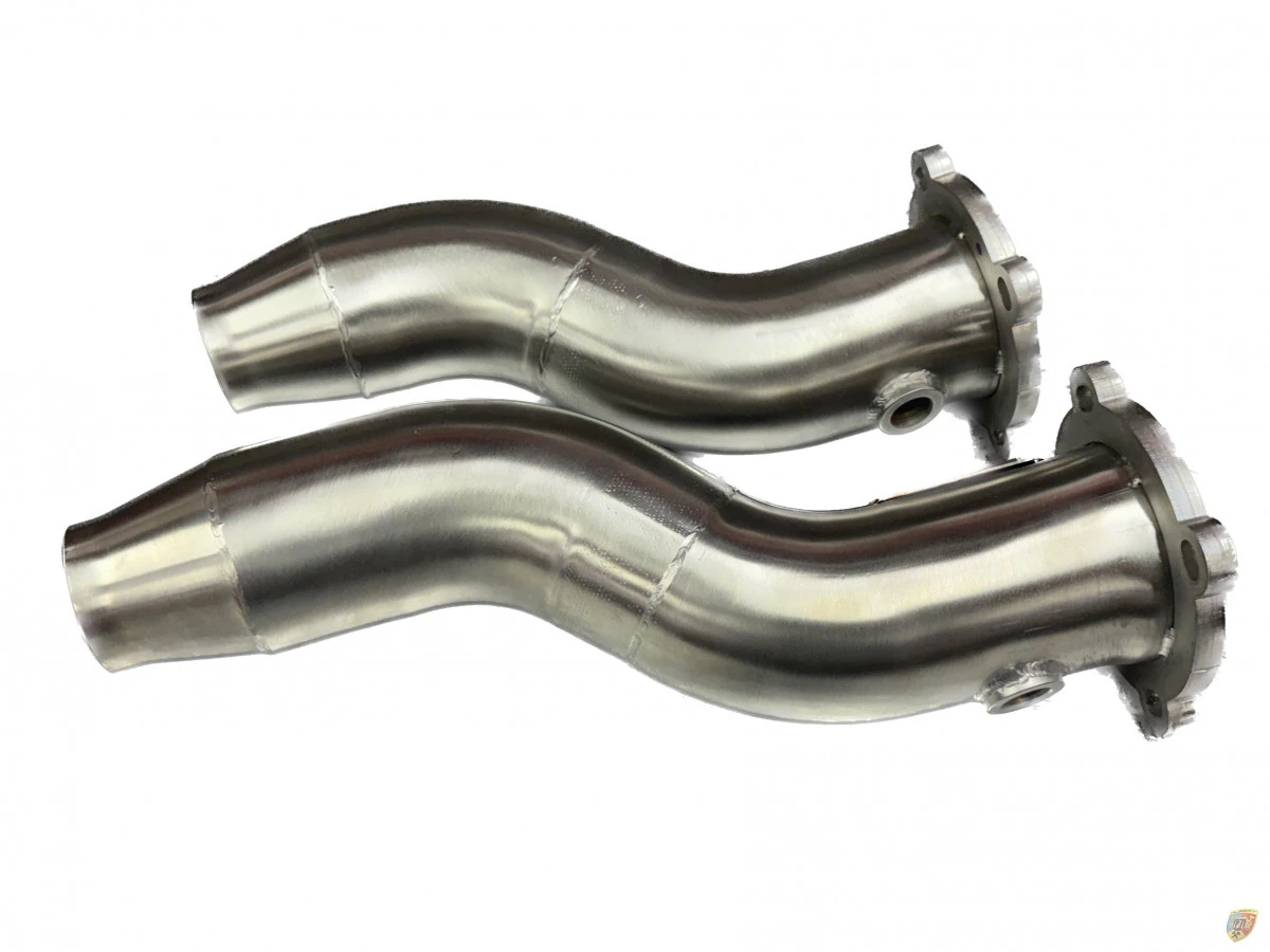 Terminale di scarico 993 GT2 Evo in acciaio inox con flangia Porsche 911 | Albert Motorsport