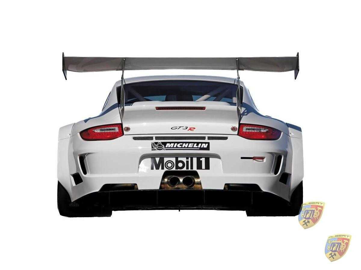 997 GT3 R 2010 Aletas del difusor trasero en carbono para Porsche 911