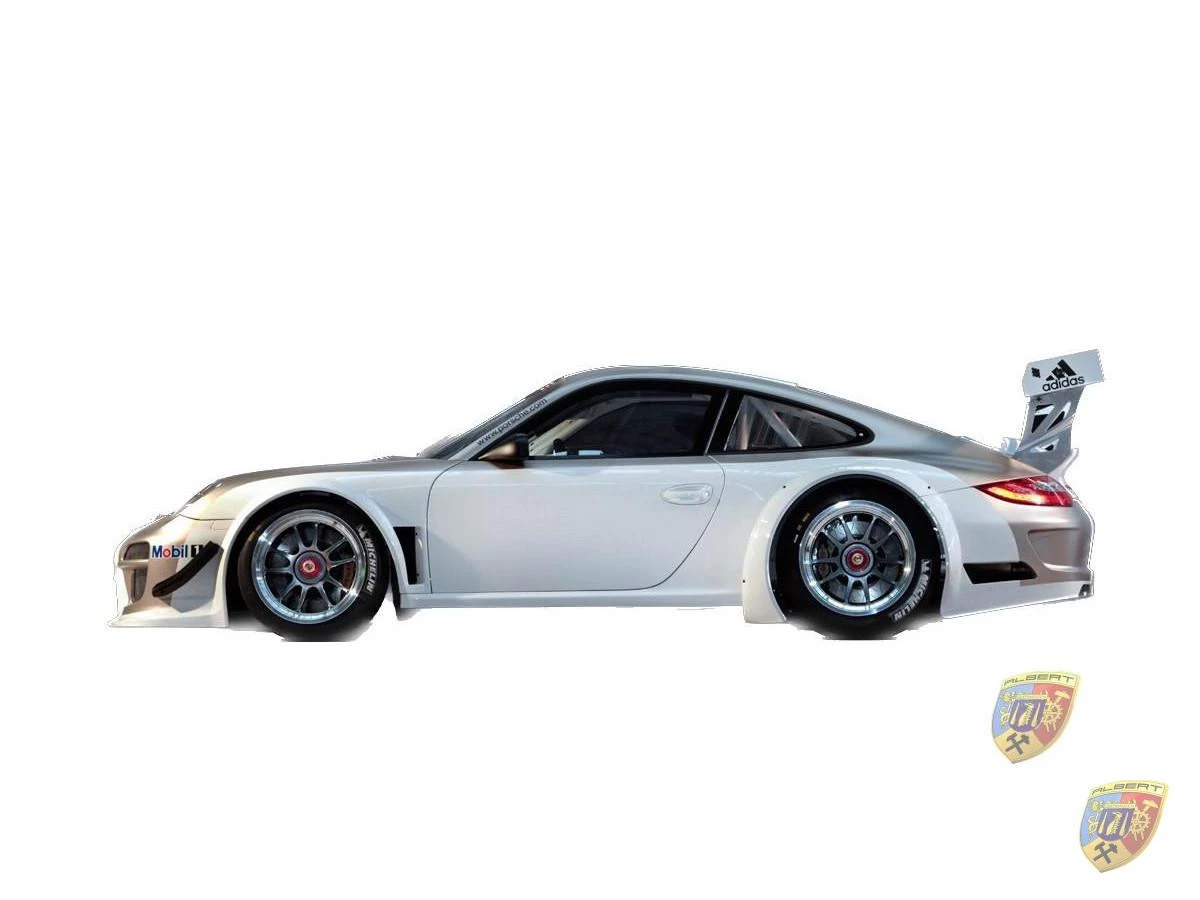 997 GT3 R Spoiler laterali Flaps 2010 Carbonio per Porsche 911 | Albert Motorsport