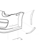 997 GT3 R Side Spoiler Flaps 2010 Carbon for Porsche 911 – Albert Motorsport