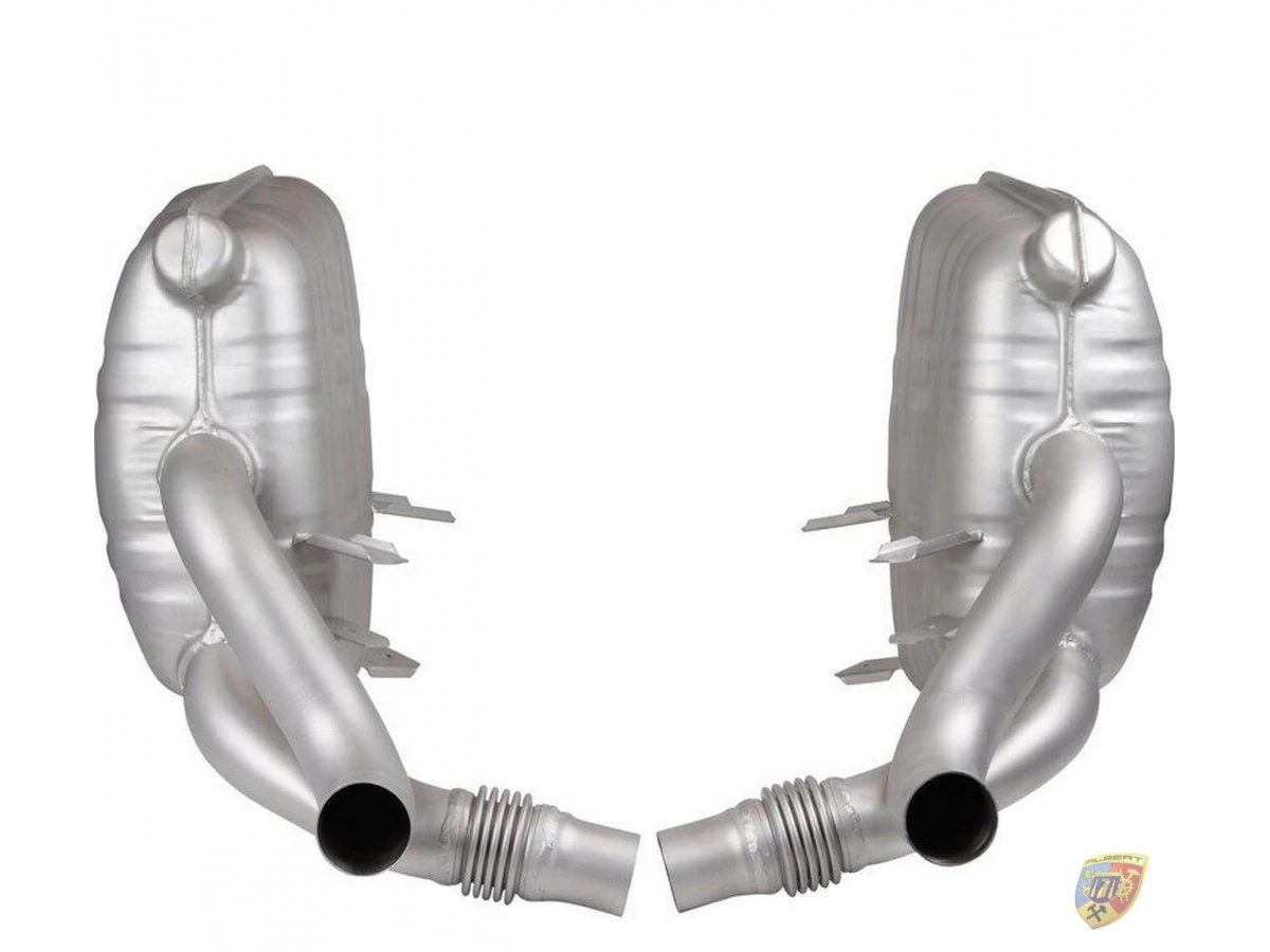 997.1 Carrera Sport Exhaust in acciaio inox stile OEM per Porsche 911 | Albert Motorsport