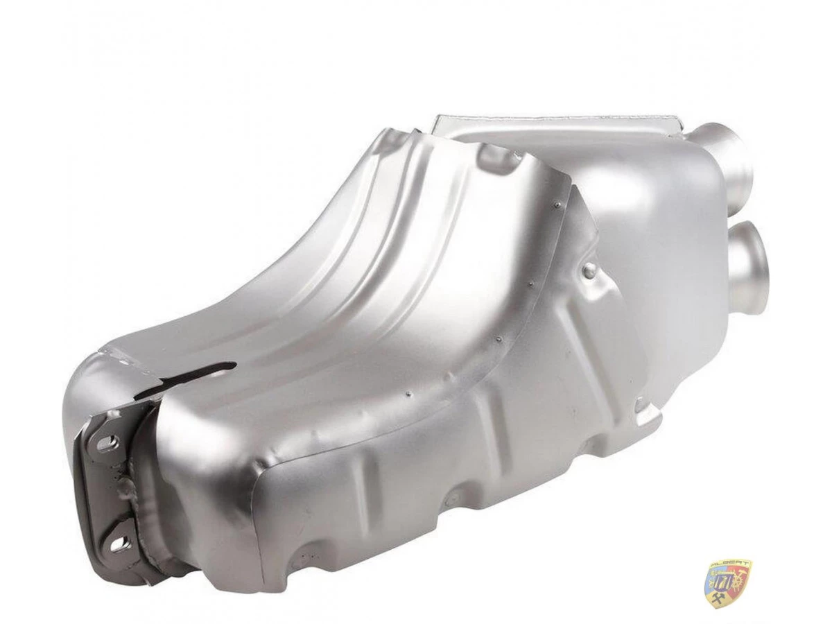 964 Carrera - Silencieux arrière Turbo TÜV en acier inoxydable mat Porsche 911 | Albert Motorsport