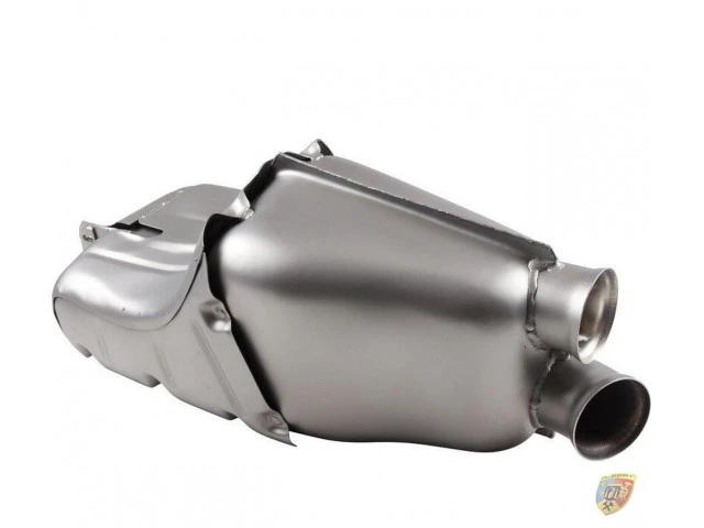 964 Carrera - Silenciador trasero turbo TÜV acero inoxidable mate Porsche 911 | Albert Motorsport