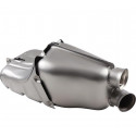 964 Carrera - Turbo rear silencer TUEV matt stainless steel Porsche 911