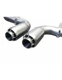 992 GT3 RS Power Exhaust en acier inoxydable sans silencieux pour Porsche 911 | Albert Motorsport