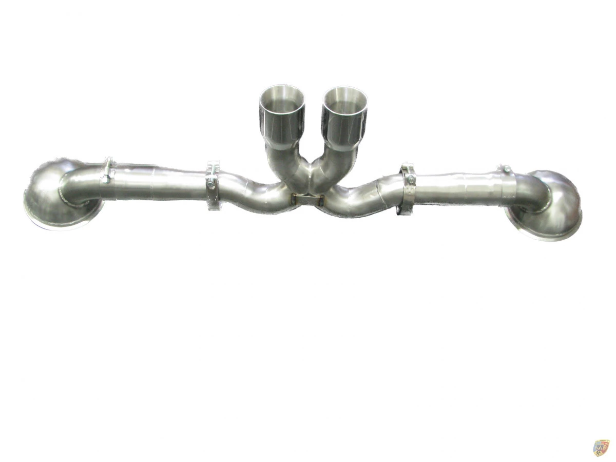 992 GT3 RS Power Exhaust en acier inoxydable sans silencieux pour Porsche 911 | Albert Motorsport