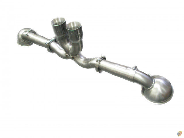 992 GT3 RS Power Exhaust en acier inoxydable sans silencieux pour Porsche 911