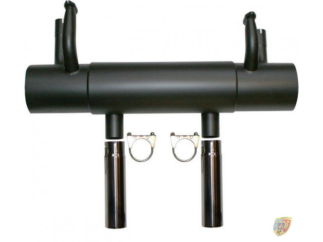 Escape deportivo 912 F 1.6 con salidas de escape 2 x 63 mm para Porsche