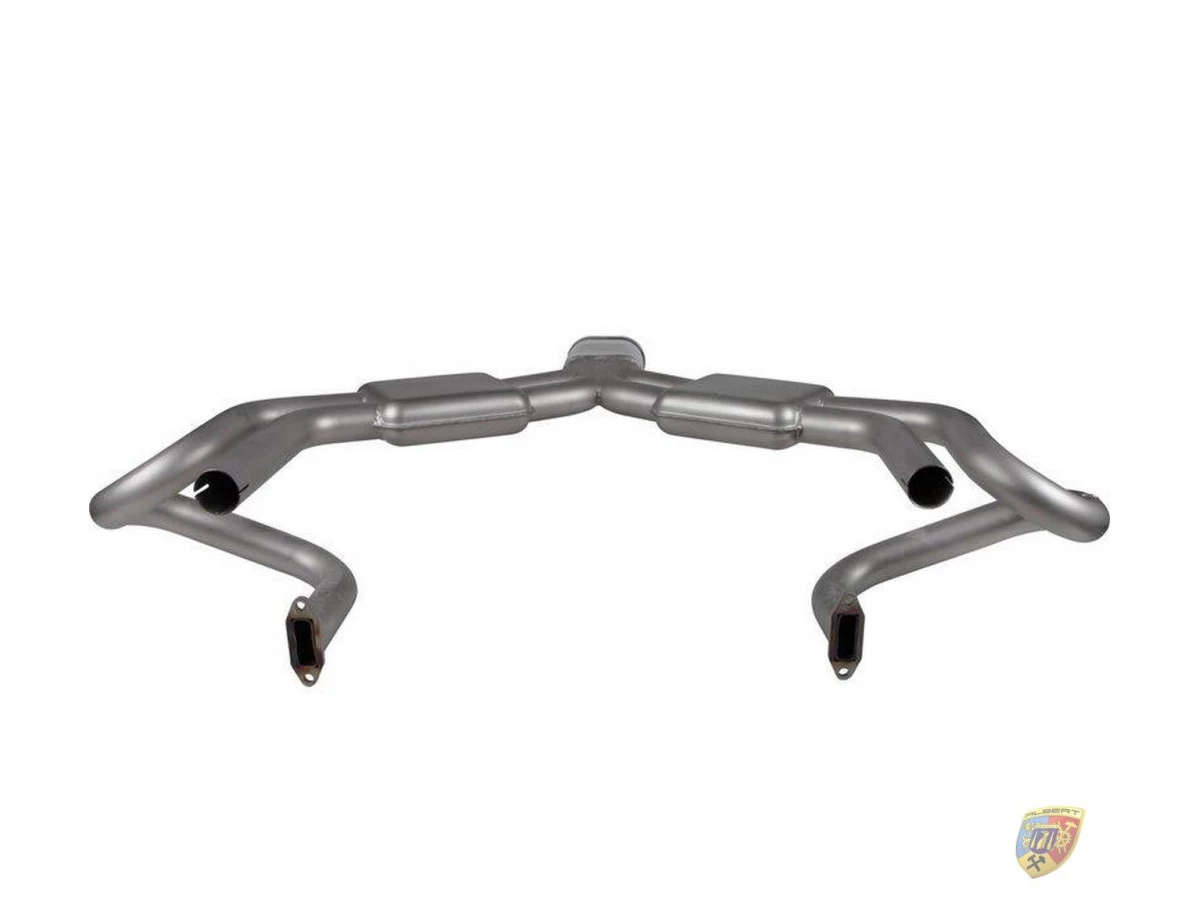 356 Sport Terminale di scarico ovale in acciaio inox Porsche Racing | Albert Motorsport