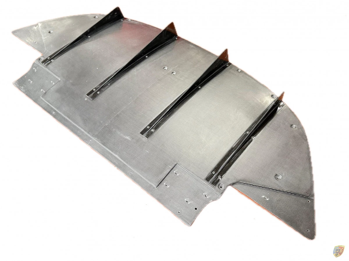 991.1 GT3 R Diffuseur avec ailettes 2016 - 2018 Carbone Porsche 911 | Albert Motorsport