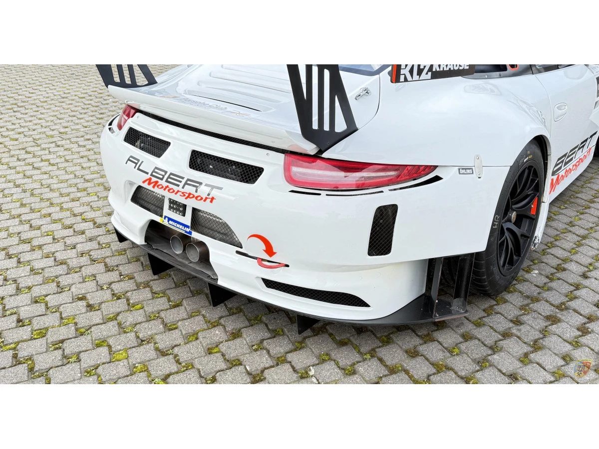 991.1 GT3 R Pare-chocs arrière 2016 - 2018 Carbone Porsche 911 | Albert Motorsport