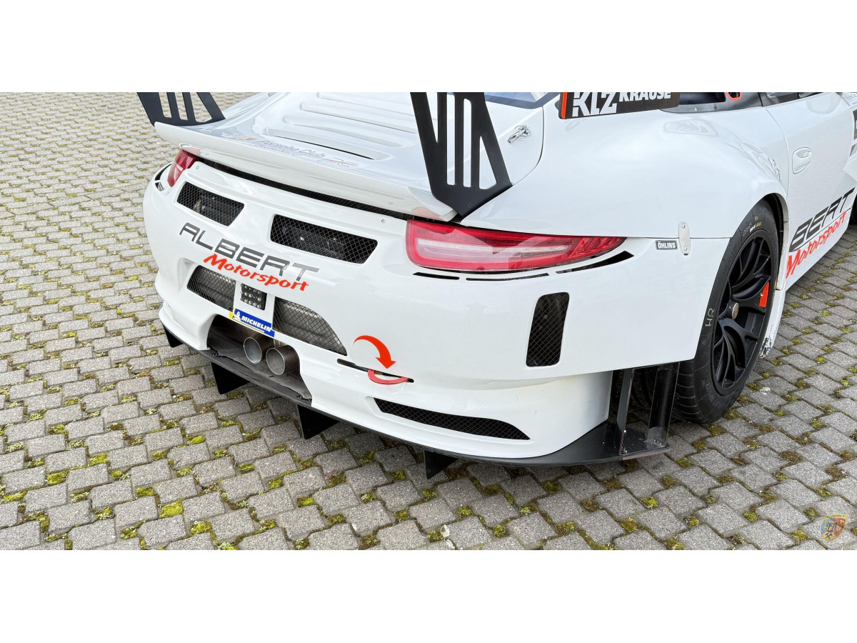 991.1 GT3 R rear bumper 2016 - 2018 Carbon Porsche 911