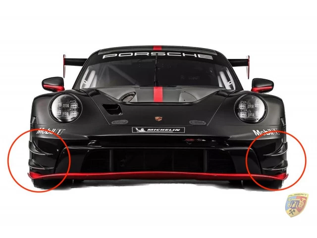 992 GT3 R Coins de sortie avant en carbone pour Porsche 911 | Albert Motorsport 2