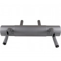 356 A - B - C - 1.6 liter sports exhaust silencer in Carrera style Porsche