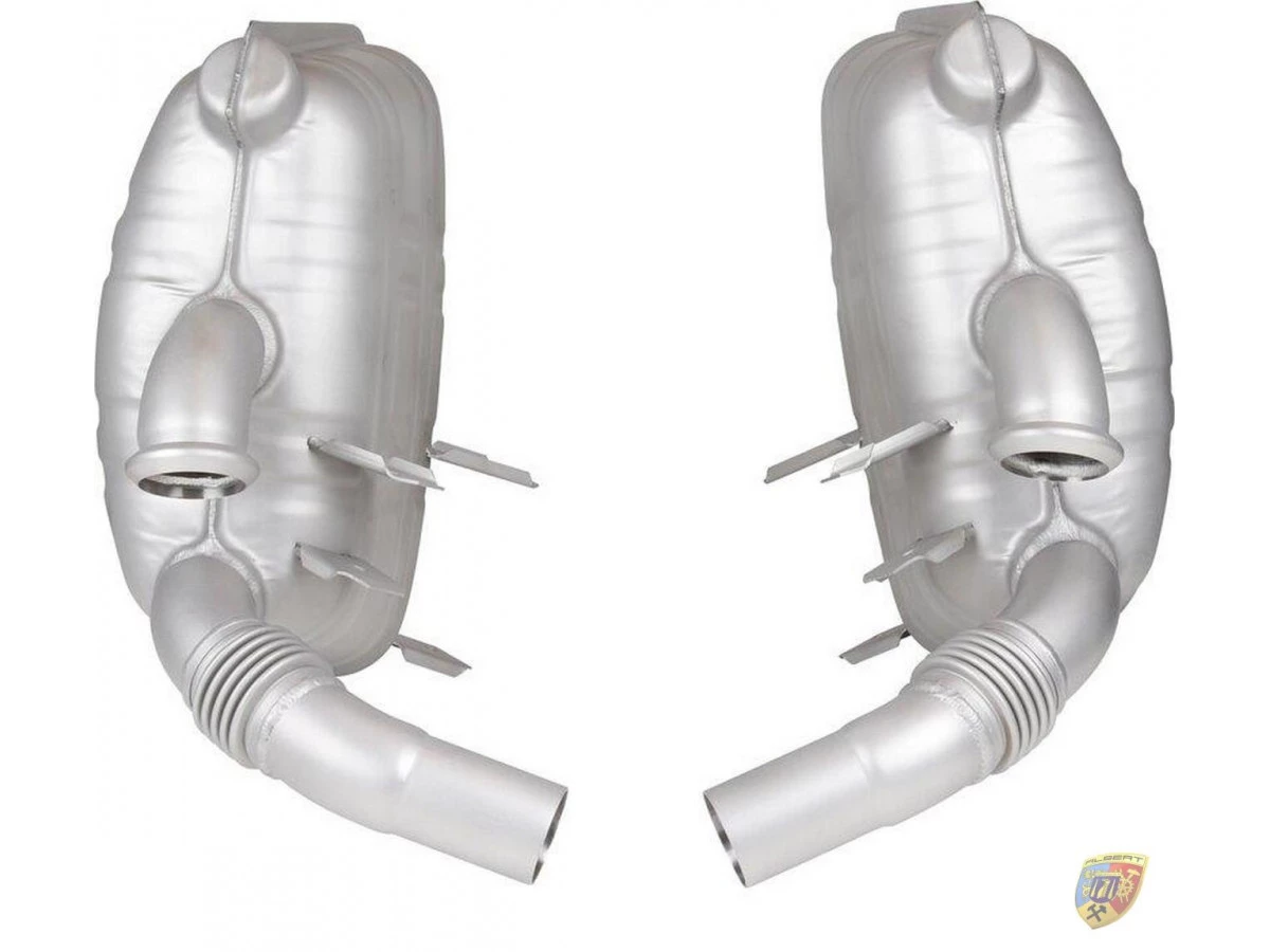 Silenciador trasero de escape de acero inoxidable para Porsche 911 996 Carrera | Albert Motorsport