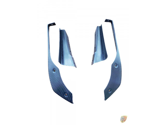 718 - 981 Alerones Diveplanes Esquinas Canards Carbono o Fibra Natural para Porsche