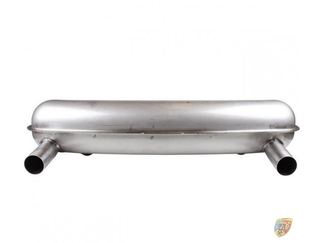 911 R - RSR 2.0 - 2.2 - 2.4 Échappement Sport 2 x 63,5 mm en Acier Inoxydable pour Porsche