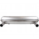 911 R - RSR 2.0 - 2.2 - 2.4 sports exhaust 2 x 63.5mm stainless steel for Porsche