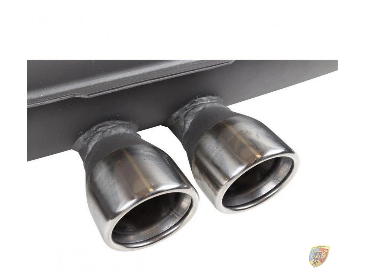 911 T-E-S 2.0 - 2.2 - 2.4 sports exhaust rear silencer stainless steel 2 x 76mm Porsche – Albert Motorsport
