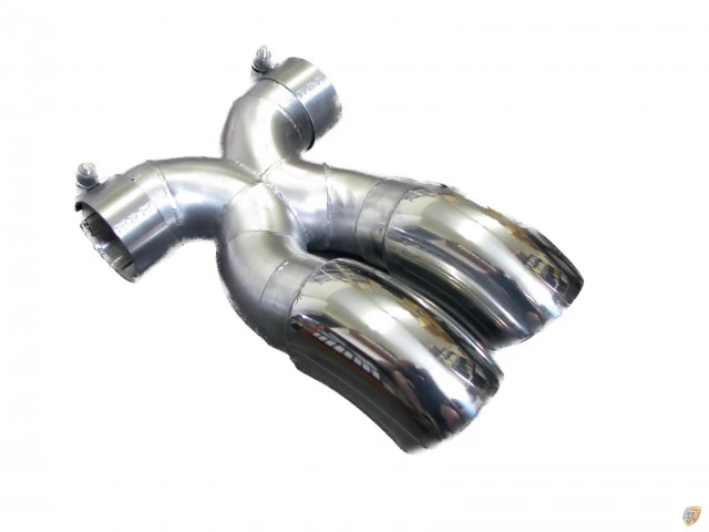 981 Cayman GT4 – X-Pipe avec sorties d'échappement coudées anti-bruit en acier inoxydable | Albert Motorsport