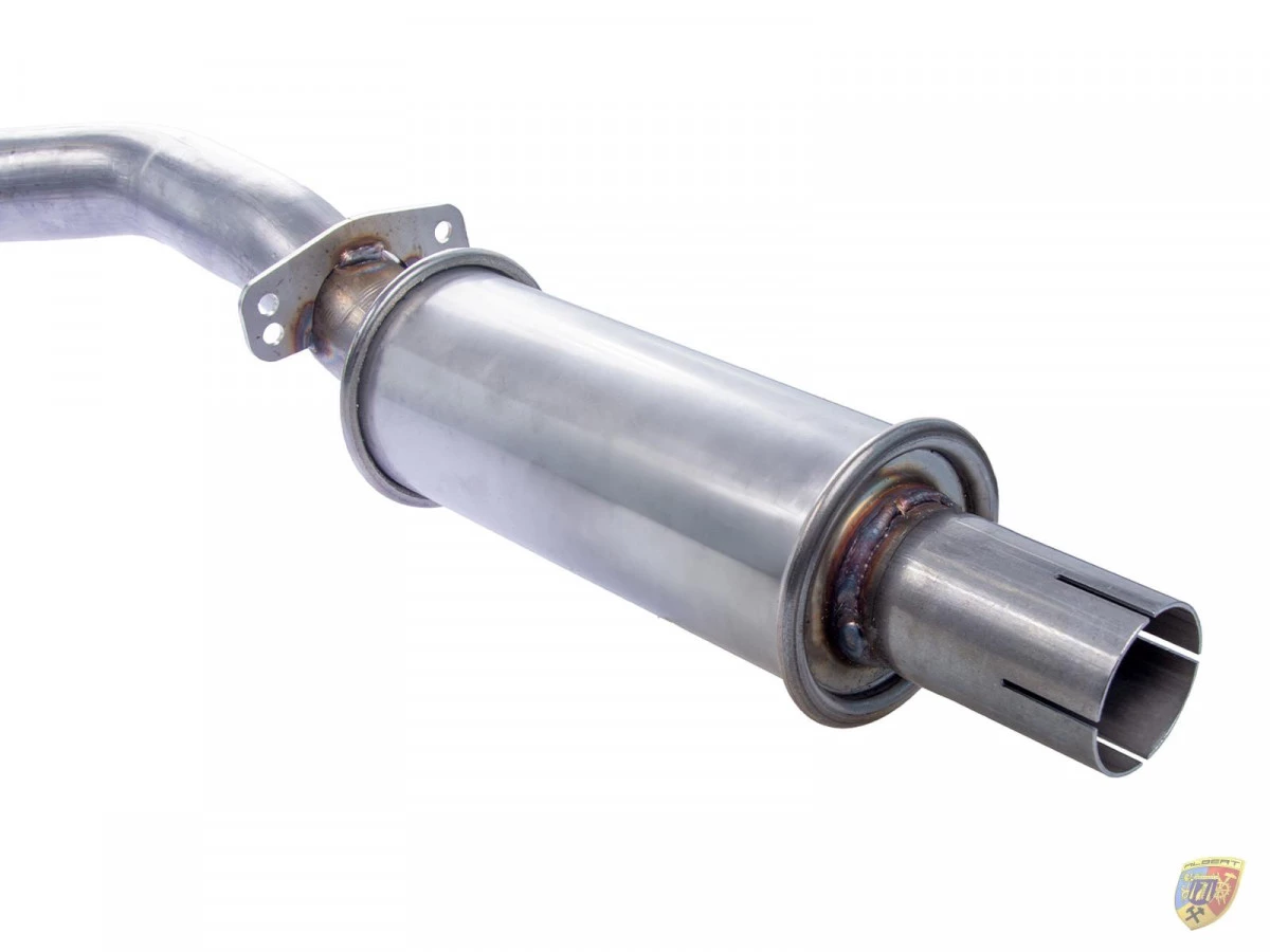 Silenciador trasero de escape 924 2.0 de acero inoxidable para Porsche | Albert Motorsport