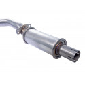 Silenciador trasero de escape 924 2.0 de acero inoxidable para Porsche