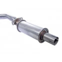 Silenciador trasero de escape 924 2.0 de acero inoxidable para Porsche | Albert Motorsport