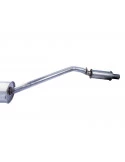 Silenciador trasero de escape 924 2.0 de acero inoxidable para Porsche | Albert Motorsport