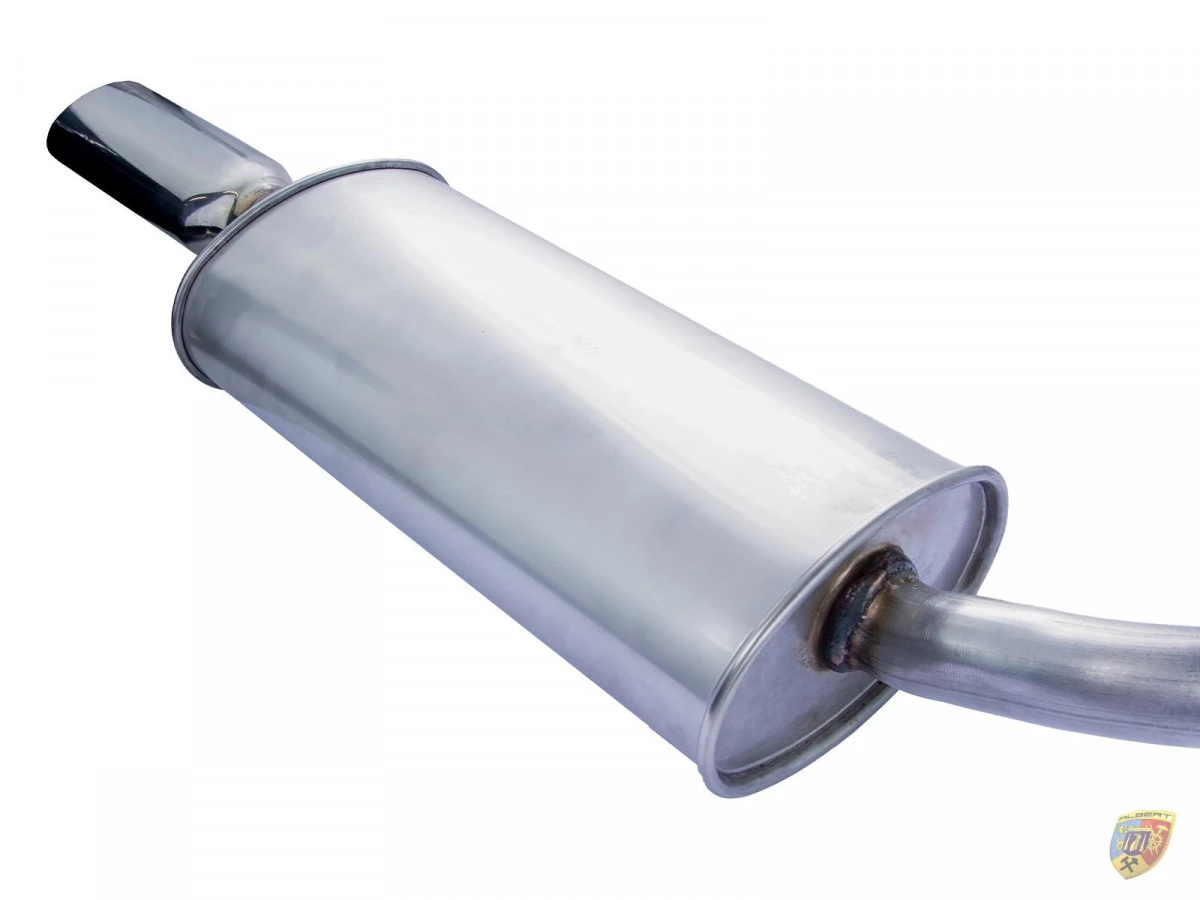 924 2.0 Silenziatore Posteriore di Scarico in Acciaio Inox per Porsche | Albert Motorsport