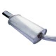 Silenciador trasero de escape 924 2.0 de acero inoxidable para Porsche | Albert Motorsport