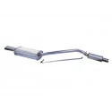 Silenciador trasero de escape 924 2.0 de acero inoxidable para Porsche | Albert Motorsport