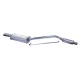 Silenciador trasero de escape 924 2.0 de acero inoxidable para Porsche | Albert Motorsport