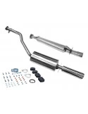 Albert Motorsport|924 S - 944 - 2.5 Silenziatore Posteriore Scarico Silenziatore Anteriore Kit Acciaio Inox Porsche