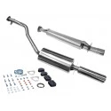 924 S - 944 - 2.5 rear silencer exhaust front silencer stainless steel kit Porsche – Albert Motorsport