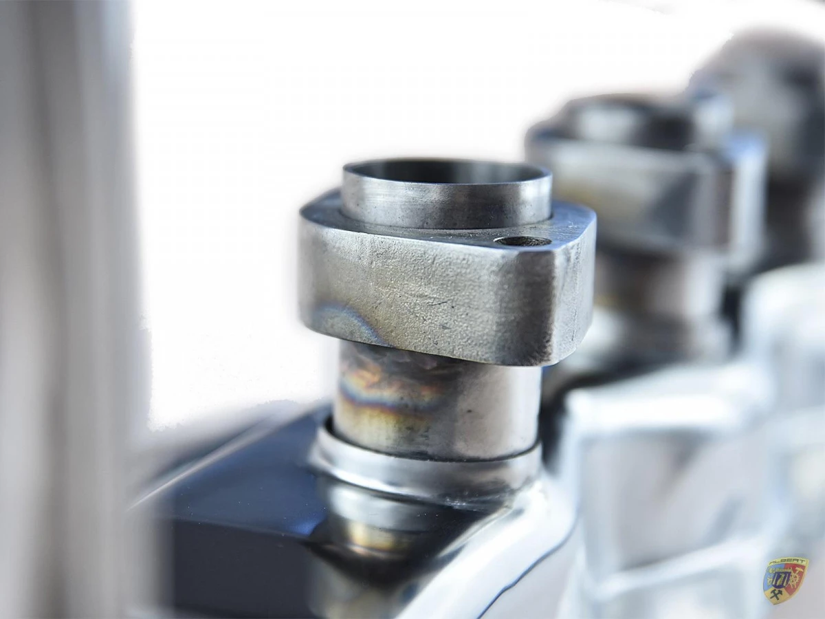 911 - 930 Turbo 2 x Wärmetauscher bis 1983 Edelstahl poliert für Porsche – Albert Motorsport