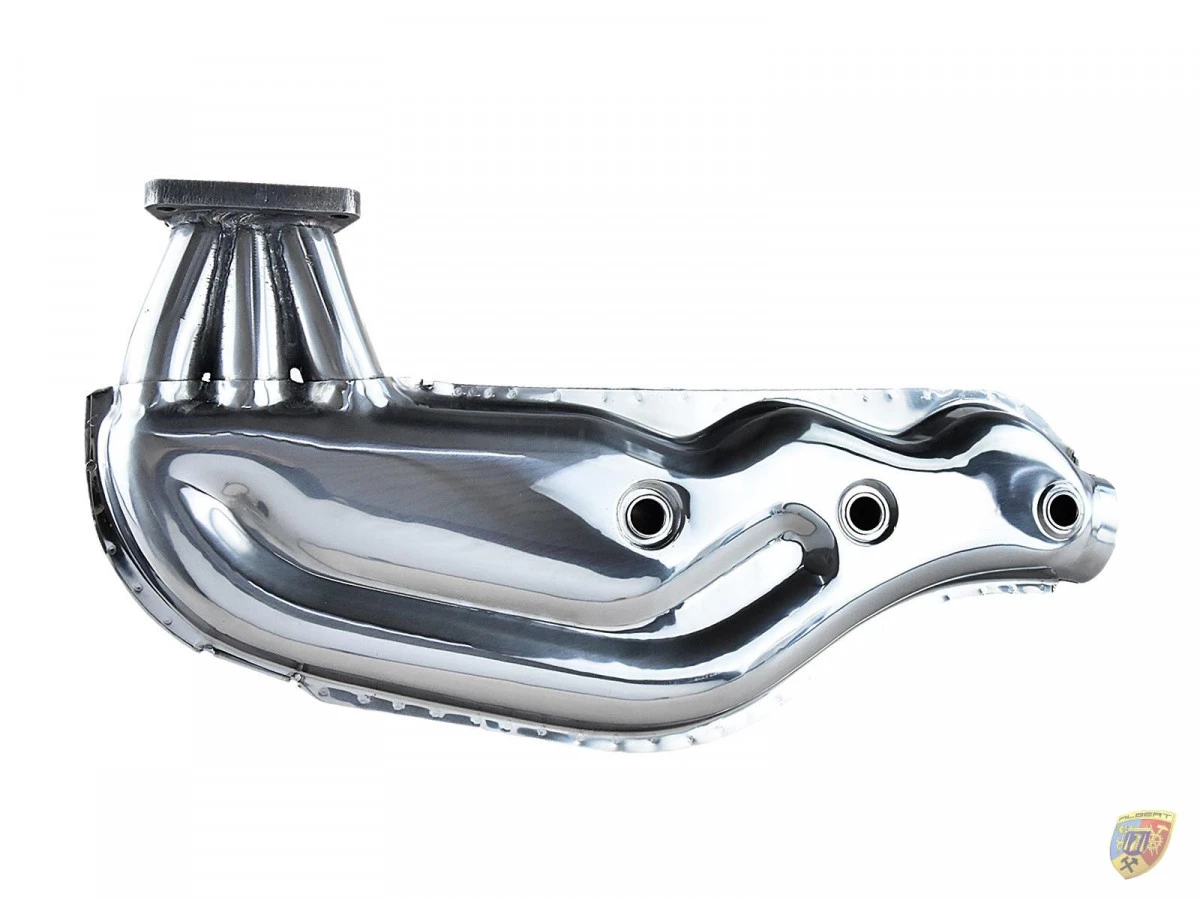 911 - 930 Turbo 2 x intercambiador de calor hasta 1983 acero inoxidable pulido para Porsche | Albert Motorsport