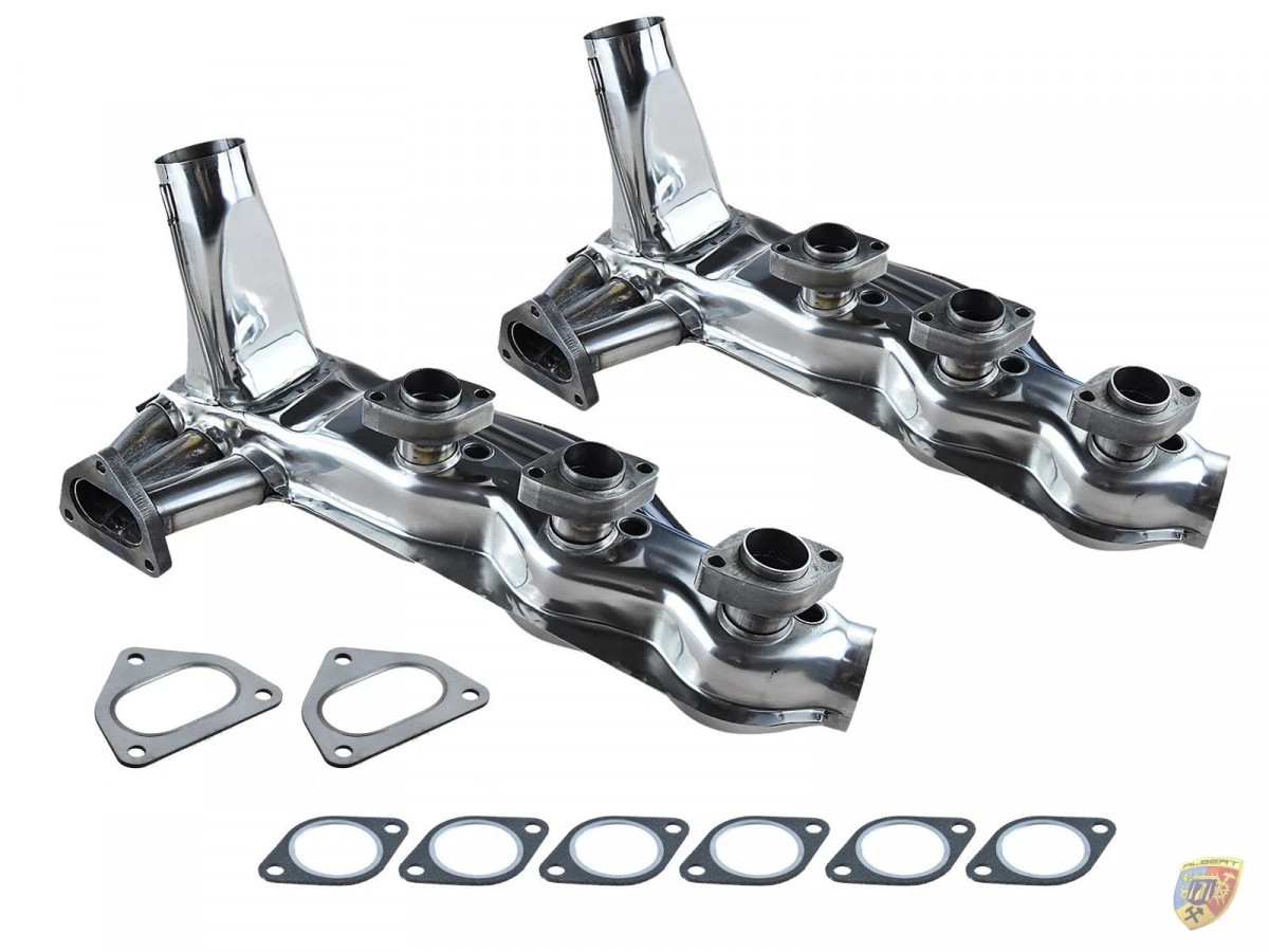 911 - 930 Turbo 2 x Wärmetauscher bis 1983 Edelstahl poliert für Porsche – Albert Motorsport