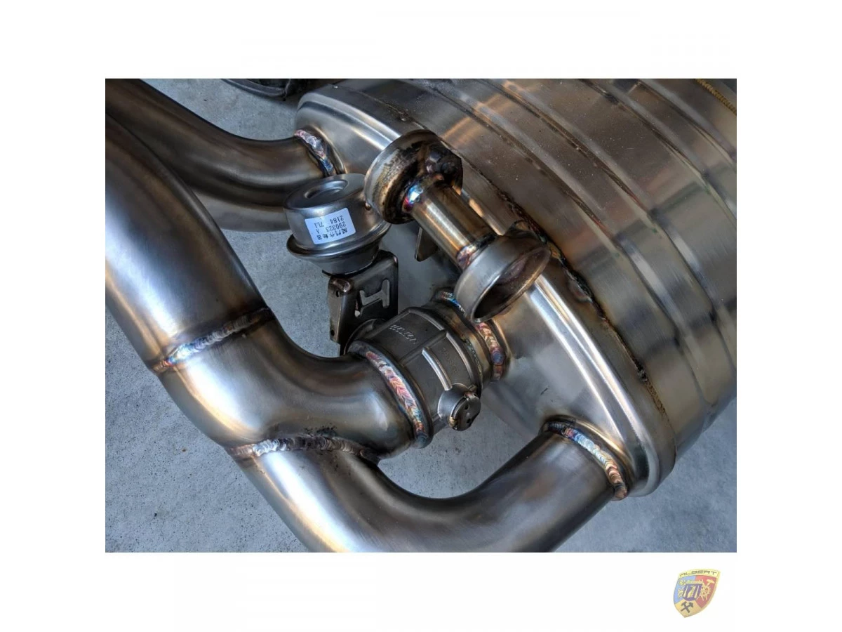 997.2 Carrera flap exhaust sports system made of stainless steel for Porsche 911 – Albert Motorsport