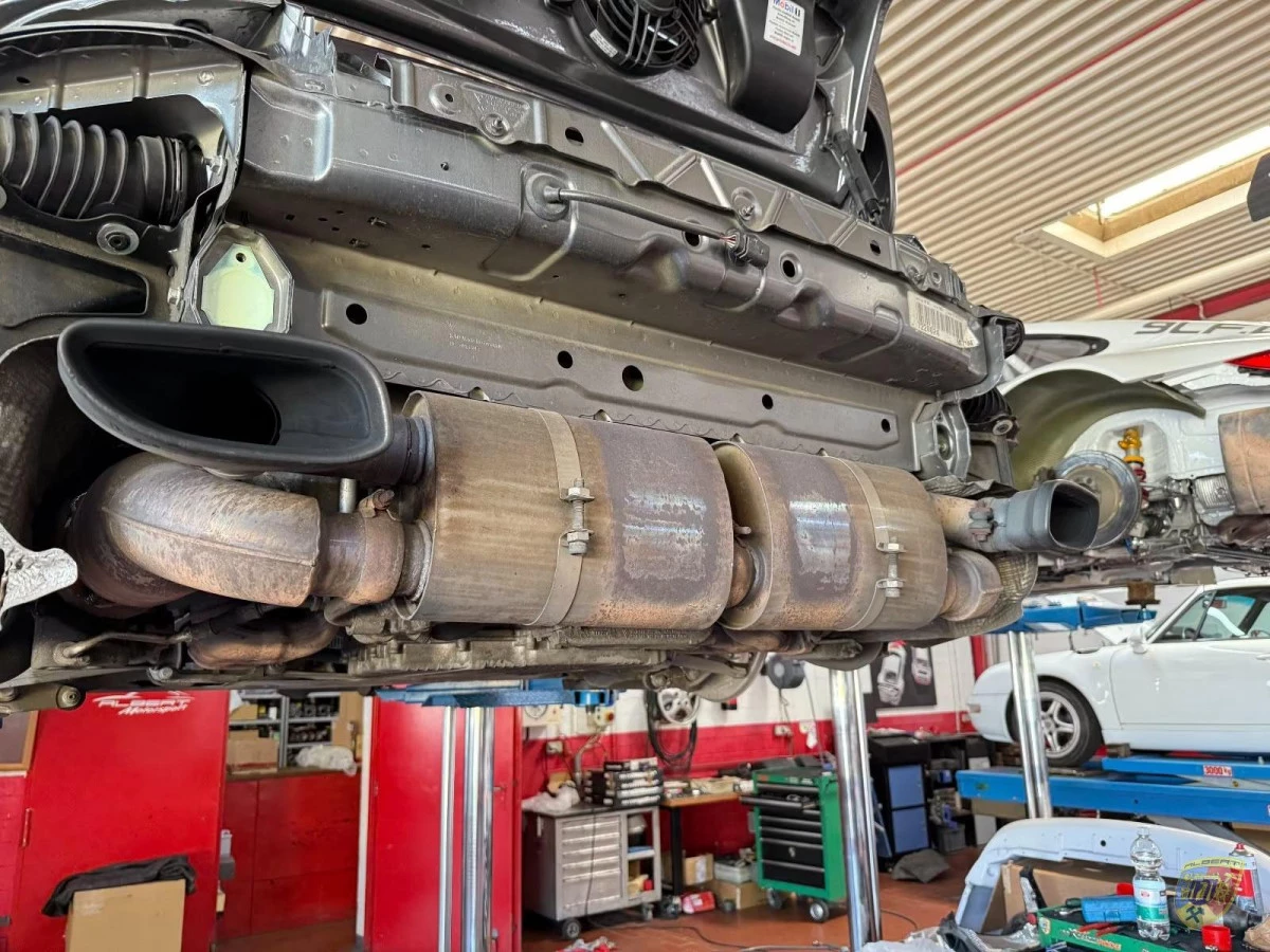 997.2 Turbo Scarico sportivo Cargraphic in acciaio inox Porsche 911 | Albert Motorsport