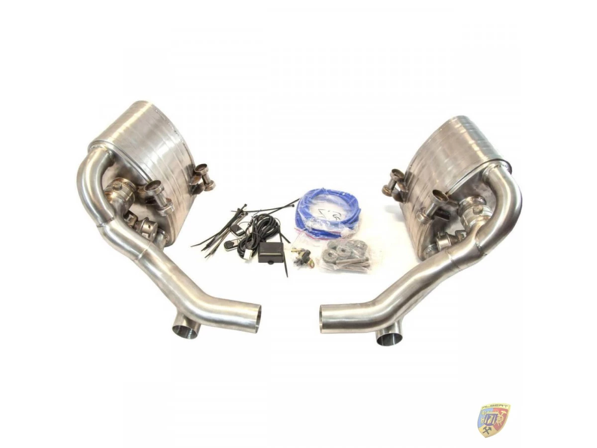 997.2 Carrera flap exhaust sports system made of stainless steel for Porsche 911 – Albert Motorsport