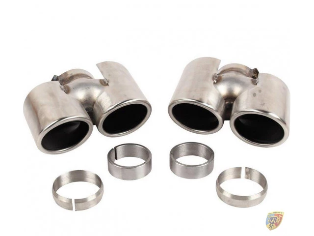 997 Carrera jusqu'à -'08 échappement sport double tube en acier inoxydable Porsche 911 | Albert Motorsport