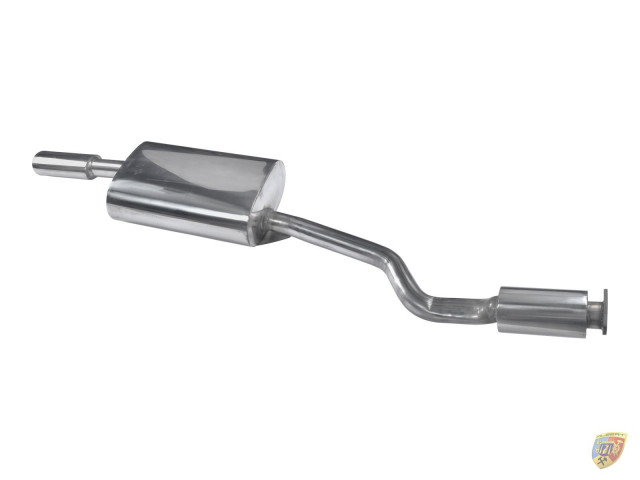 Silenciador trasero de escape deportivo 944 S - S2 - 2.7 de acero inoxidable para Porsche 2