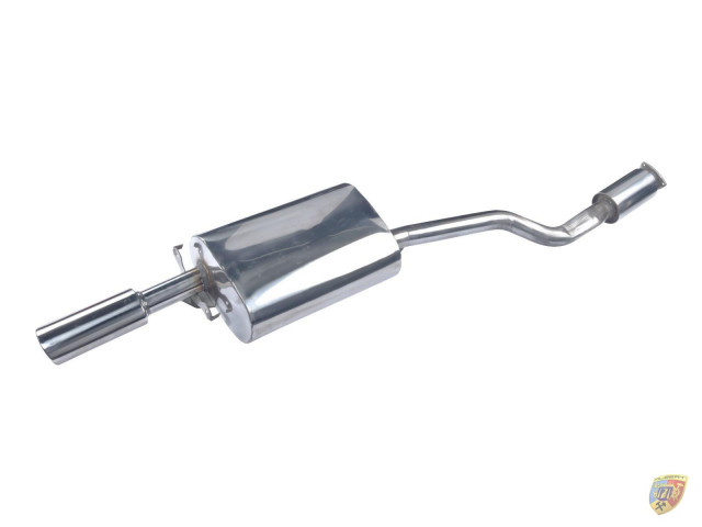 Silenciador trasero de escape deportivo 944 S - S2 - 2.7 de acero inoxidable para Porsche