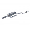 944 S - S2 - 2.7 Marmitta Sportiva Posteriore Scarico Acciaio Inox per Porsche