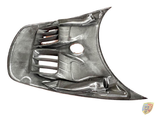 Tapa de maletero con entrada de aire para el capó delantero del Porsche 911 GT3 R 991.1 en carbono 2016-2018 2