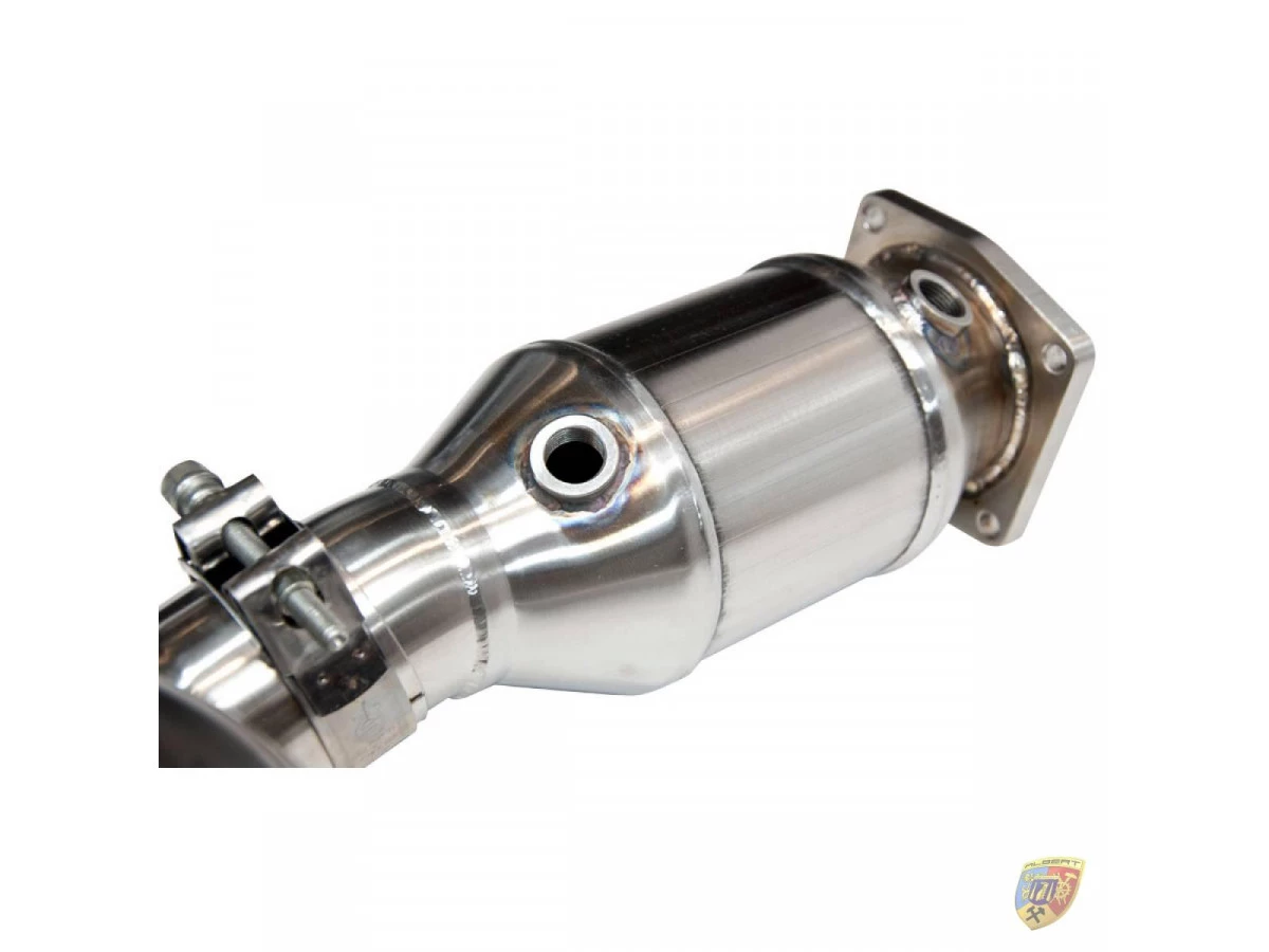 997.1 Turbo - Échappement sport GT2 avec X Pipe et catalyseurs en acier inoxydable pour Porsche 911 | Albert Motorsport