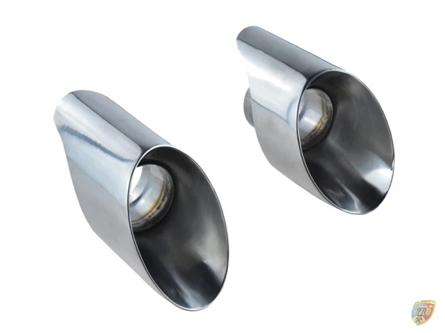 993 Carrera échappement embouts d'échappement couvercle d'échappement en acier inoxydable poli Porsche 911 | Albert Motorsport 2